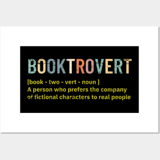 Booktrovert Original Aesthetic Tribute 〶 Posters and Art